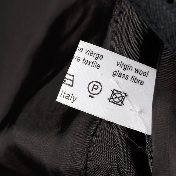 Akris Black Pinstripe-Wool Rhinestone-Embellished Blazer - Picture 11 of 11